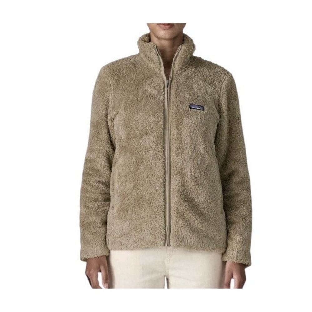 Patagonia Los Gatos Fleece Women's Small Khaki Jacket Outdoors Climbing